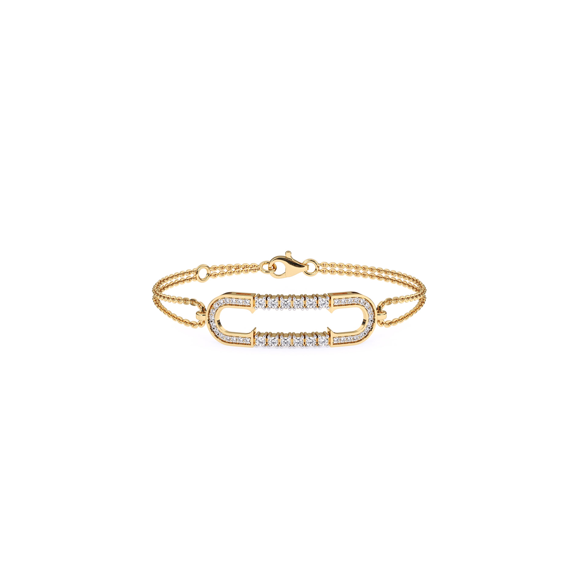 Rose Gold Stylish Charm Adjustable Free Size Designer Bracelet